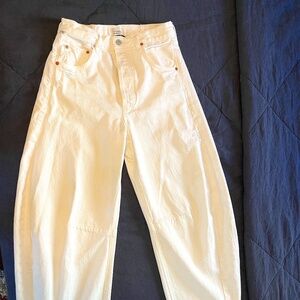 Citizens Of Humanity High Rise Jeans in Cream